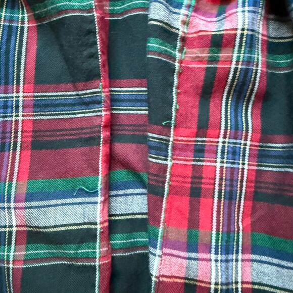 Lauren Ralph Lauren Plaid Button-Down Shirt Embroidered Crest Women’s Large - Picture 6 of 6